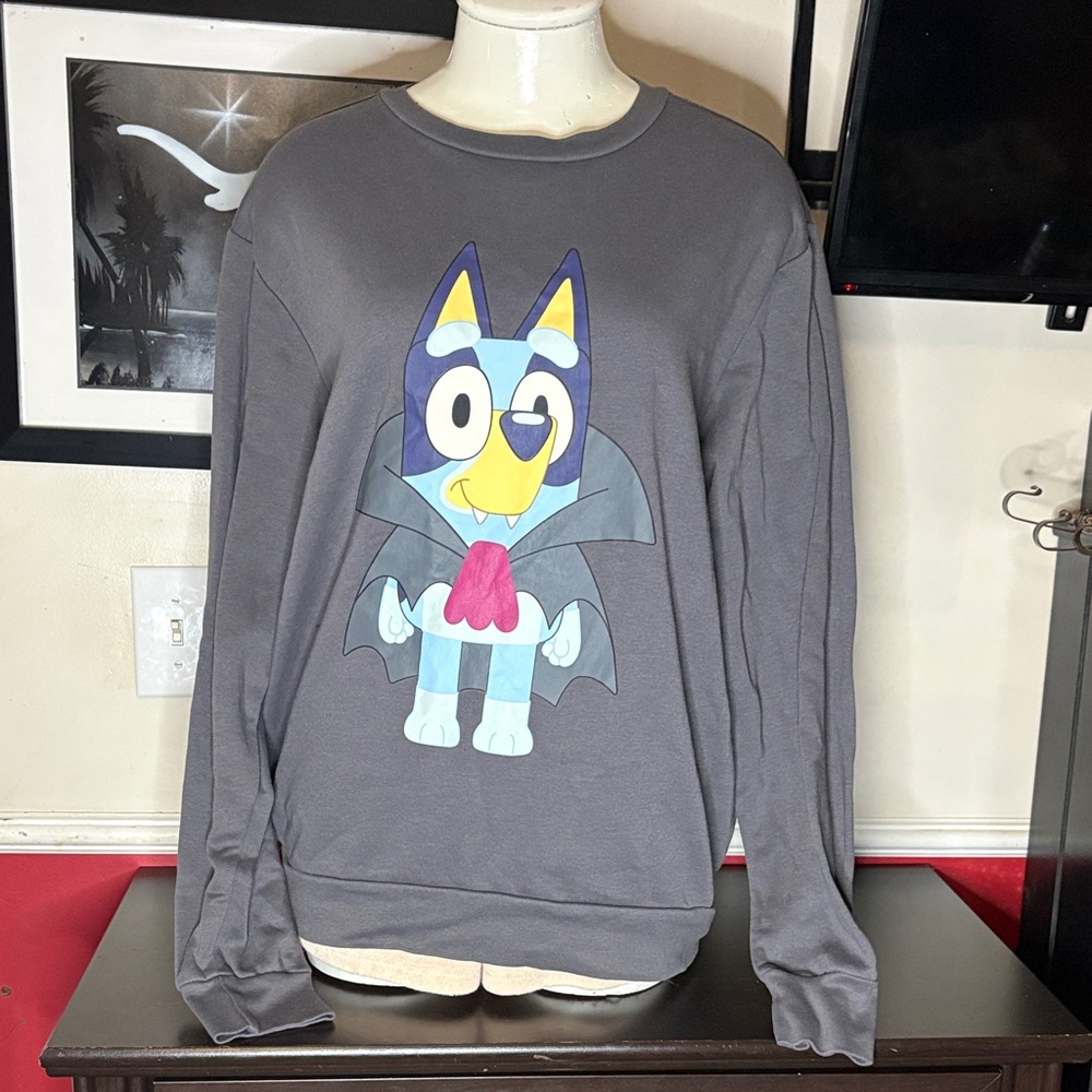 🎉Bluey Dark Gray Halloween Crew neck!